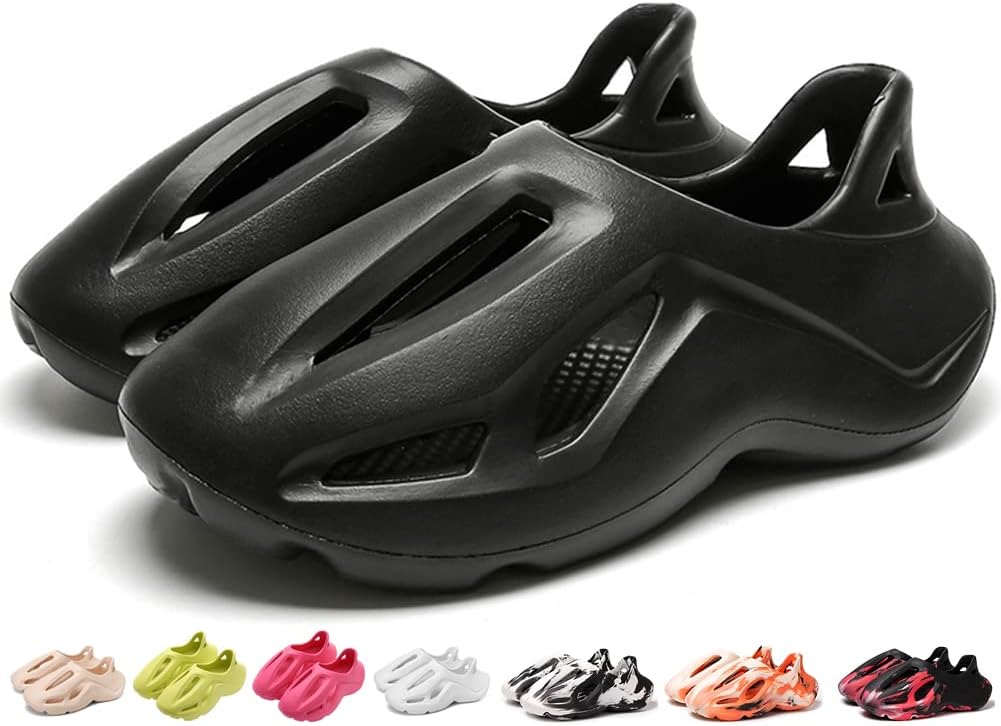 Кроссовки vioxthak Foam Runner, слайдеры Cloud, шлепанцы-подушки, спортивная обувь, нескользящая, легкая, для ходьбы, модная, для улицы и дома, летние пляжные сандалии для женщин и мужчин, черный
Кроссовки vioxthak Foam Runner, слайдеры Cloud, шлепанцы-подушки, спортивная обувь, нескользящая, легкая, для ходьбы, модная, для улицы и дома, летние пляжные сандалии для женщин и мужчин, черный