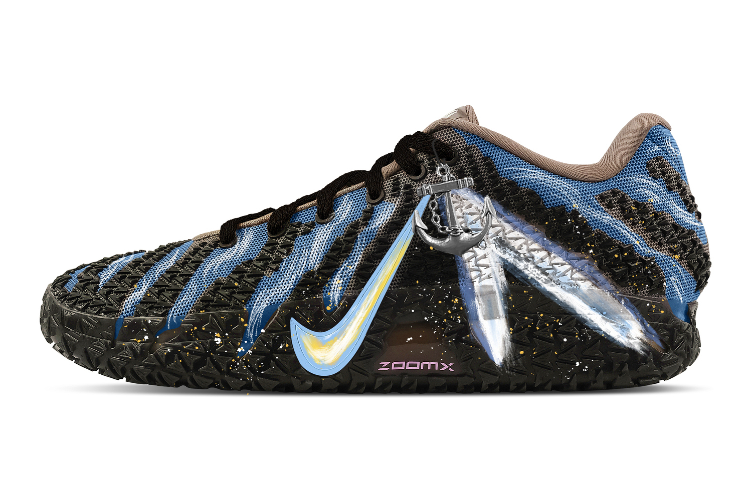 Nike Мужские низкие баскетбольные кроссовки Ja Morant 3 Deep Sea Whale, устойчивые к падению и истиранию, черный с синим
Nike Мужские низкие баскетбольные кроссовки Ja Morant 3 Deep Sea Whale, устойчивые к падению и истиранию, черный с синим