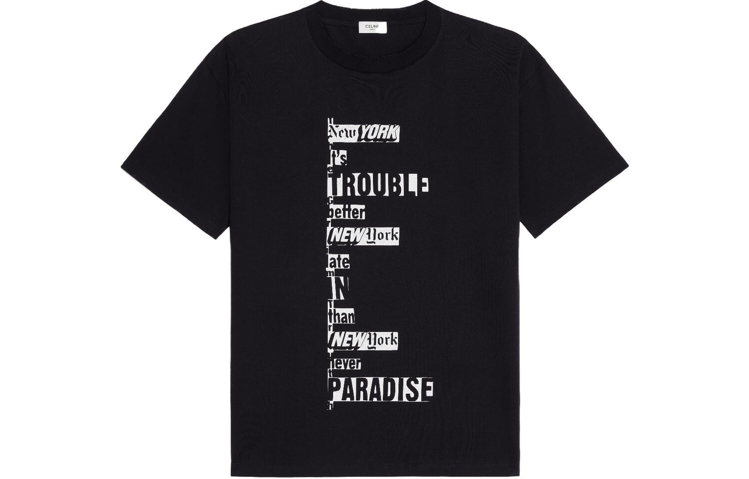 Футболка мужская черная Celine, черный
Футболка мужская черная Celine, черный