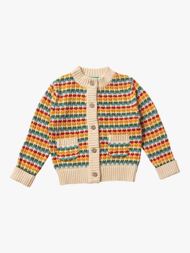 Детский кардиган из чистого органического хлопка радужной вязки Little Green Radicals, разноцветный
Детский кардиган из чистого органического хлопка радужной вязки Little Green Radicals, разноцветный