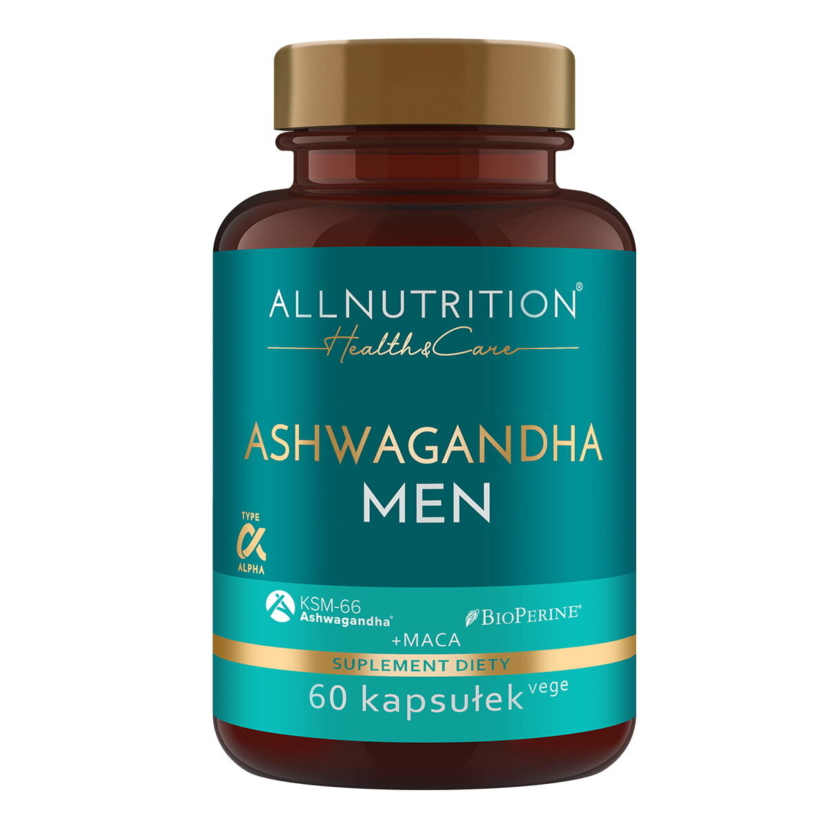 Allnutrition, Health & Care Ashwagandha Men, Биологически активная добавка, 60 капсул
Allnutrition, Health & Care Ashwagandha Men, Биологически активная добавка, 60 капсул