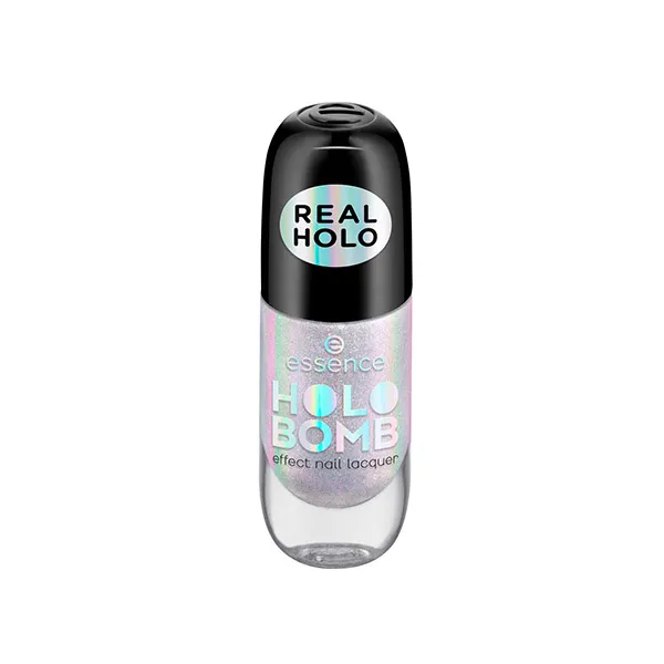 Лак для ногтей Esmalte Uñas Holo Bomb Effect Essence, 1
Лак для ногтей Esmalte Uñas Holo Bomb Effect Essence, 1