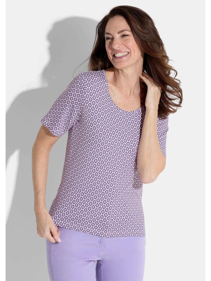 Рубашка белого/фиолетового/узорчатого цвета GOLDNER
Рубашка белого/фиолетового/узорчатого цвета GOLDNER