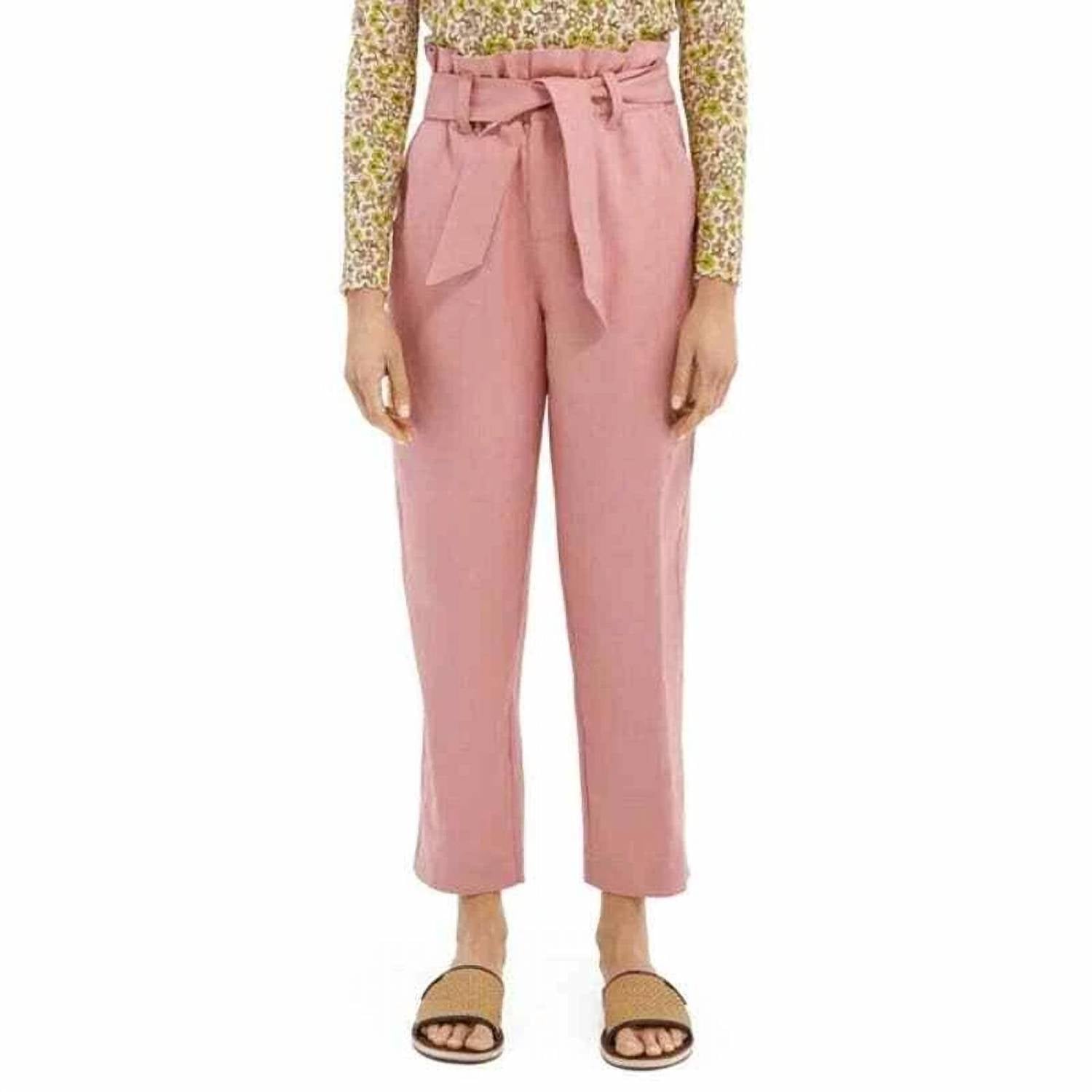 Льняные брюки с поясом-мешочком в нежно-розовом цвете SCOTCH & SODA
Льняные брюки с поясом-мешочком в нежно-розовом цвете SCOTCH & SODA