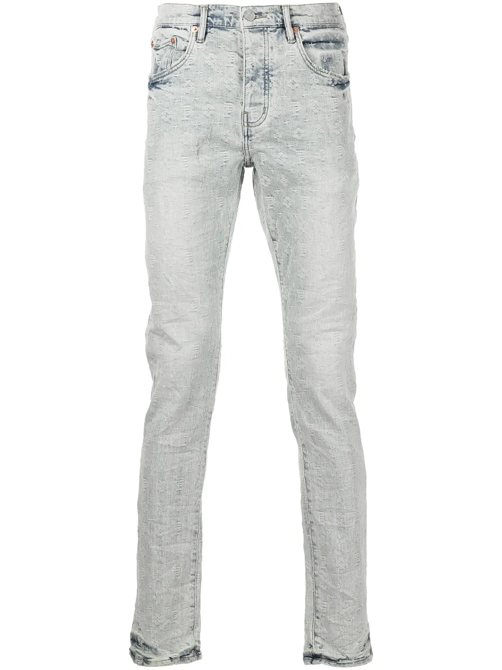 Джинсы кроя слим с монограммой Purple Brand, синий
Джинсы кроя слим с монограммой Purple Brand, синий