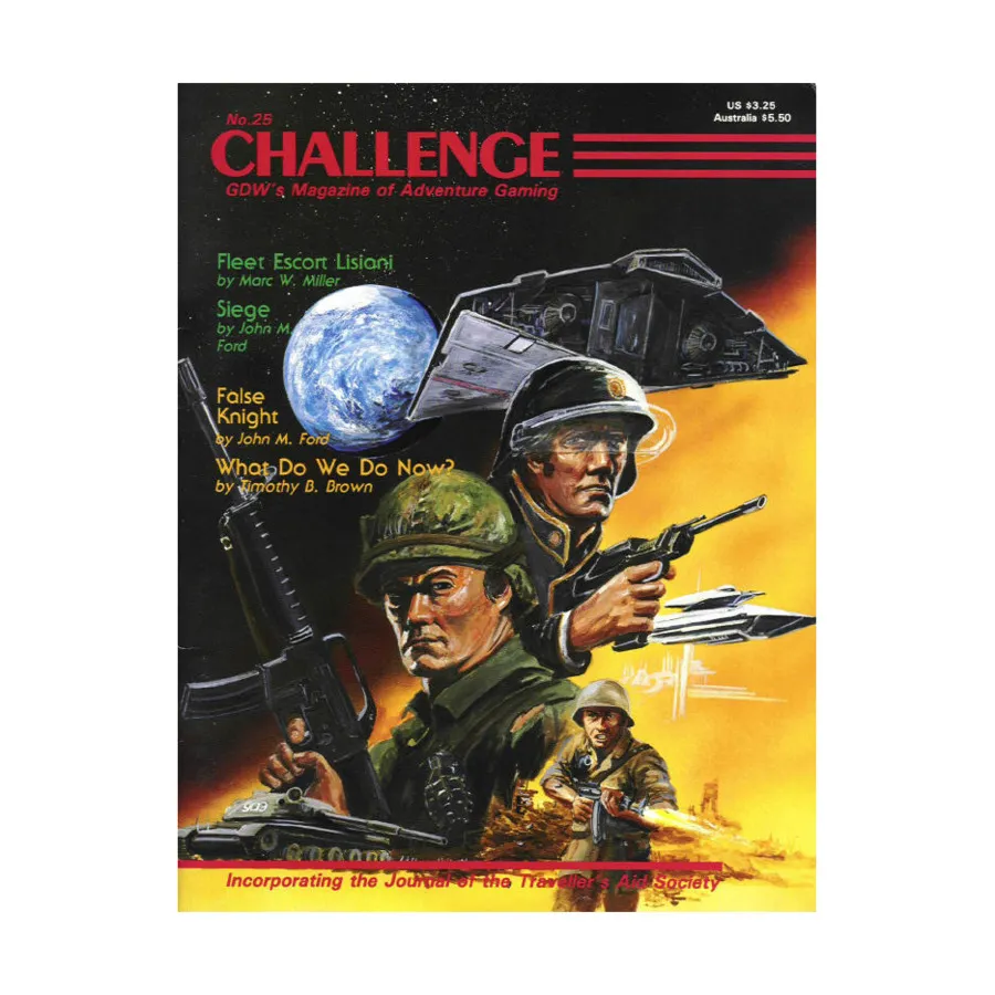 Журнал #25 "Twilight Miniature Rules, Planetary Invasions, Fleet Escort Lisiani", Challenge Magazine
Журнал #25 "Twilight Miniature Rules, Planetary Invasions, Fleet Escort Lisiani", Challenge Magazine