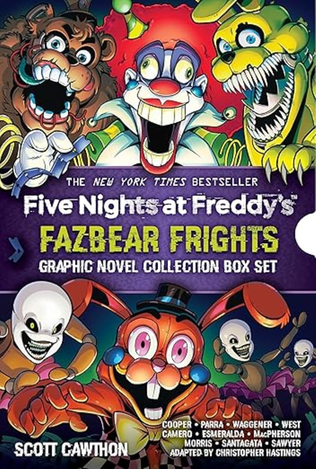 Five Nights at Freddy's: Fazbear Frights Graphic Novel Collection Box Set (Scholastic Inc.)
Five Nights at Freddy's: Fazbear Frights Graphic Novel Collection Box Set (Scholastic Inc.)
