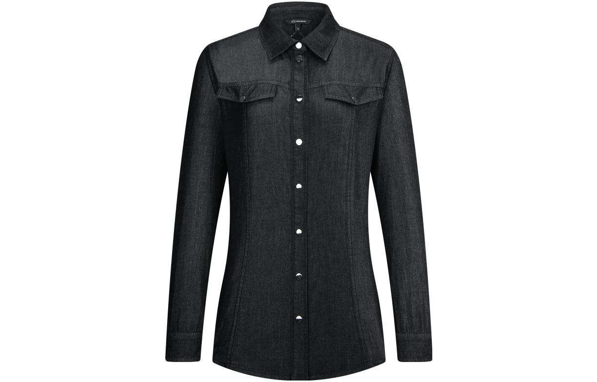 Женская джинсовая куртка AE Armani Exchange, черный
Женская джинсовая куртка AE Armani Exchange, черный