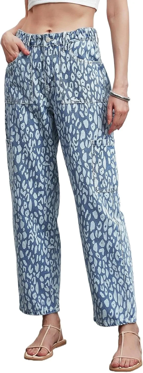 Kedera женские карго штаны с леопардовым принтом Straight Leg
Kedera женские карго штаны с леопардовым принтом Straight Leg