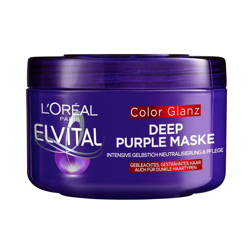 Бальзам для волос elvital color glanz deep purple mask Loreal Paris, объем 250 мл
Бальзам для волос elvital color glanz deep purple mask Loreal Paris, объем 250 мл
