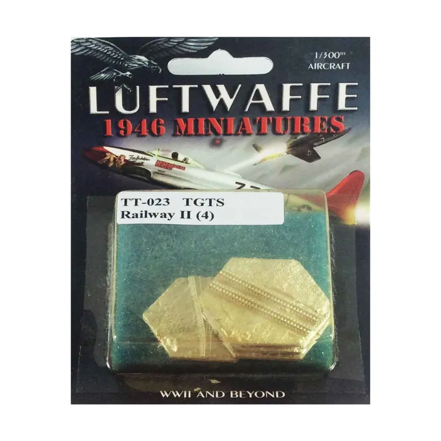 Железная дорога № 2 — Двойная железная дорога, Luftwaffe 1946 Miniatures - Target Terrain (1:300)
Железная дорога № 2 — Двойная железная дорога, Luftwaffe 1946 Miniatures - Target Terrain (1:300)