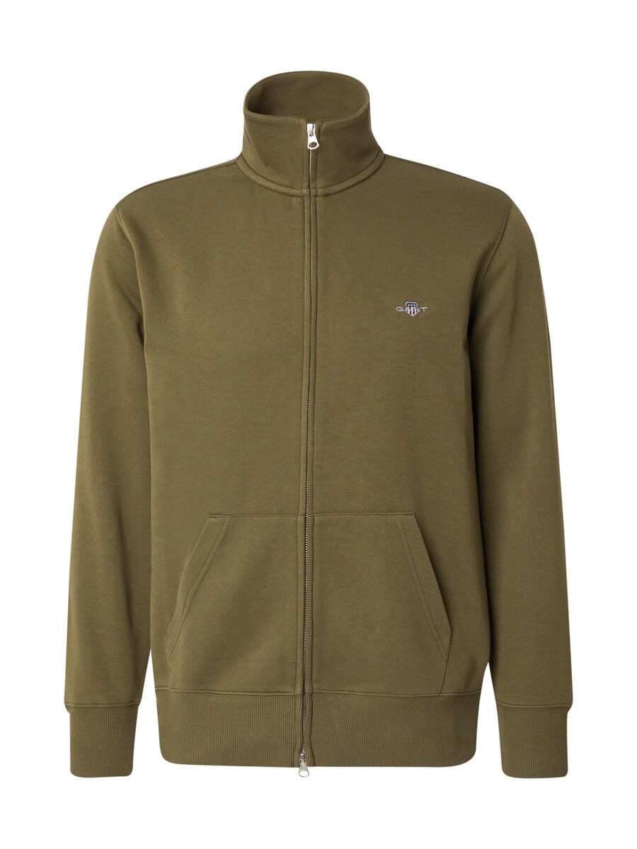 Толстовка с капюшоном на молнии GANT, оливковый
Толстовка с капюшоном на молнии GANT, оливковый