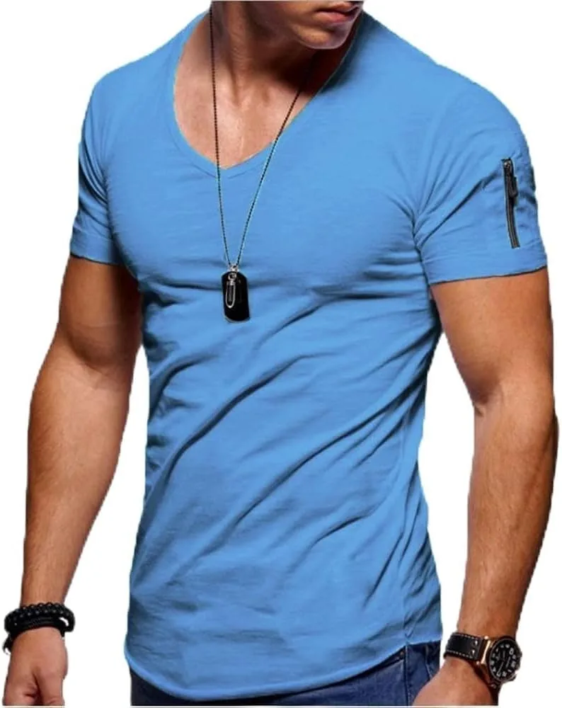 Мужская футболка V-образным вырезом для тренировок в зале с коротким рукавом и молнией GUBIDIAO
Мужская футболка V-образным вырезом для тренировок в зале с коротким рукавом и молнией GUBIDIAO