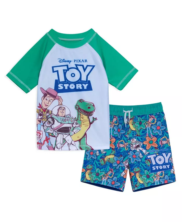 Детский комплект для плавания Disney Pixar: лонгслив и шорты Toy Story, зеленый
Детский комплект для плавания Disney Pixar: лонгслив и шорты Toy Story, зеленый