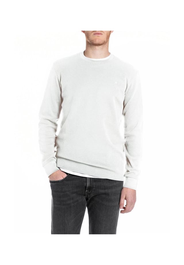 Хлопковый свитер Replay, белый
Хлопковый свитер Replay, белый