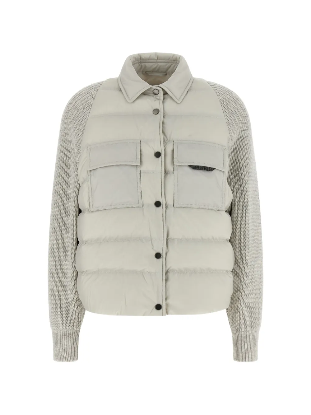 Стеганая утепленная куртка Brunello Cucinelli, бежевый
Стеганая утепленная куртка Brunello Cucinelli, бежевый