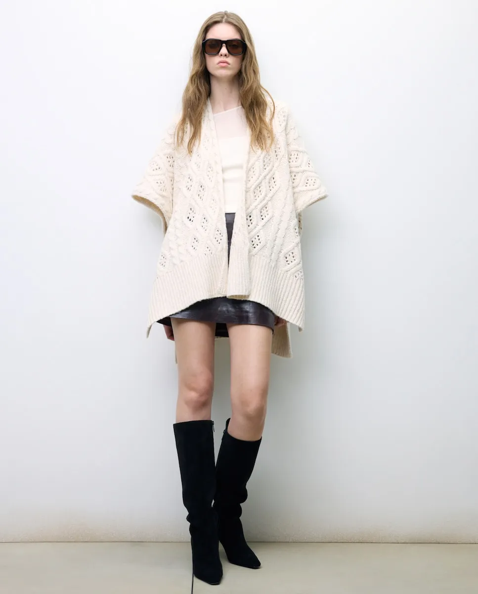 Вязаный свитер с листьями Tintoretto, белый
Вязаный свитер с листьями Tintoretto, белый