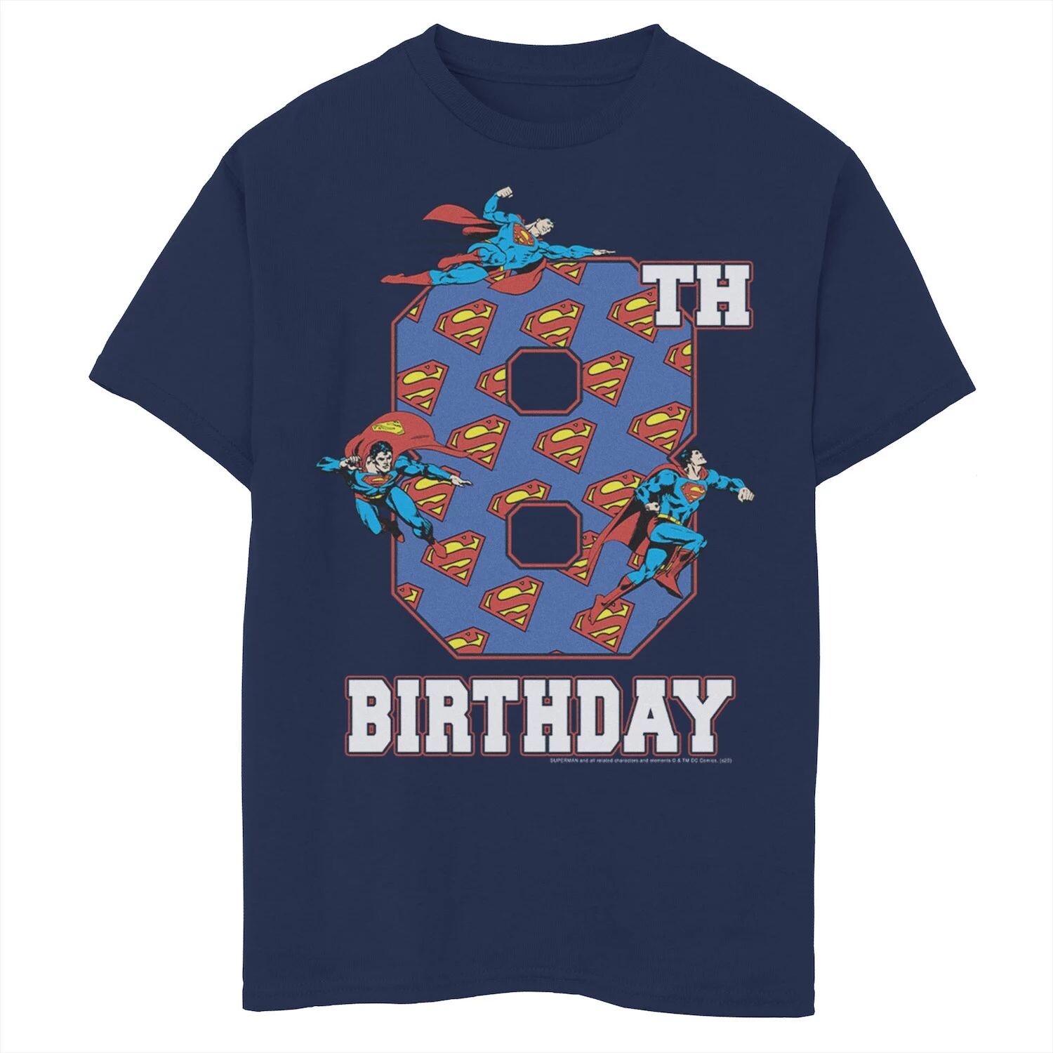 Футболка с графическим рисунком на 8-й день рождения с логотипом DC Comics для мальчиков 8–20 лет, Супермен Licensed Character
Футболка с графическим рисунком на 8-й день рождения с логотипом DC Comics для мальчиков 8–20 лет, Супермен Licensed Character
