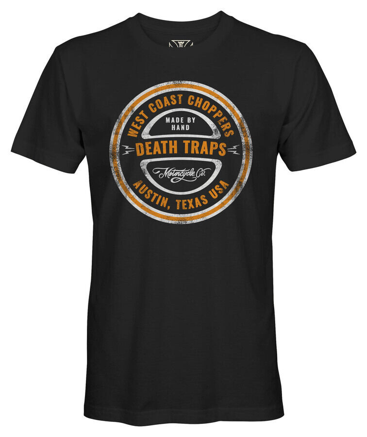 Футболка West Coast Choppers Death Traps WCC, черный
Футболка West Coast Choppers Death Traps WCC, черный