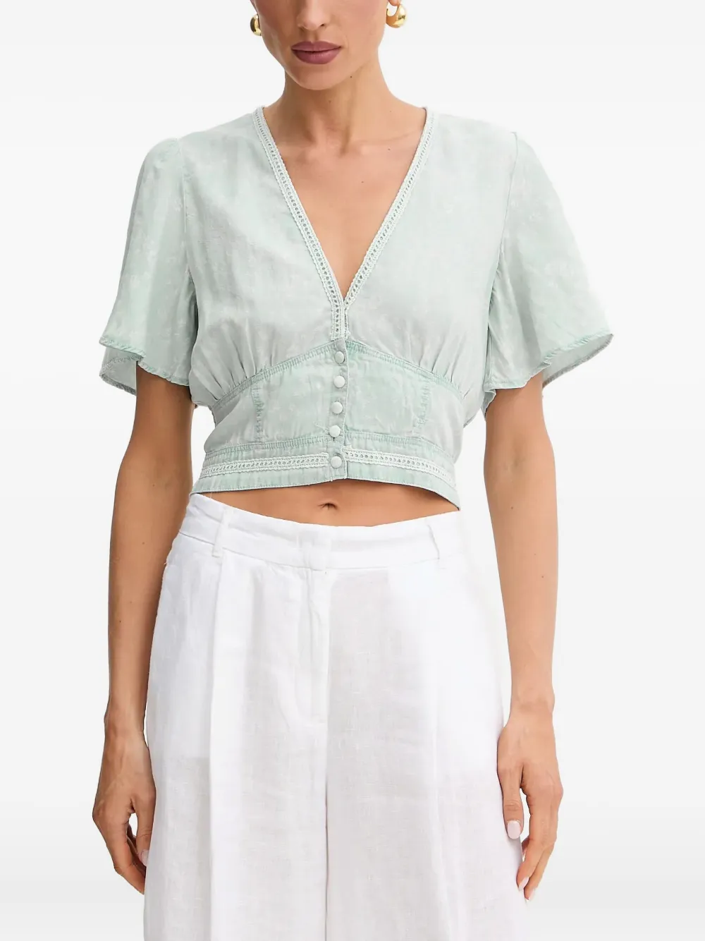 Рубашка с цветочным принтом GUESS USA, зеленый
Рубашка с цветочным принтом GUESS USA, зеленый