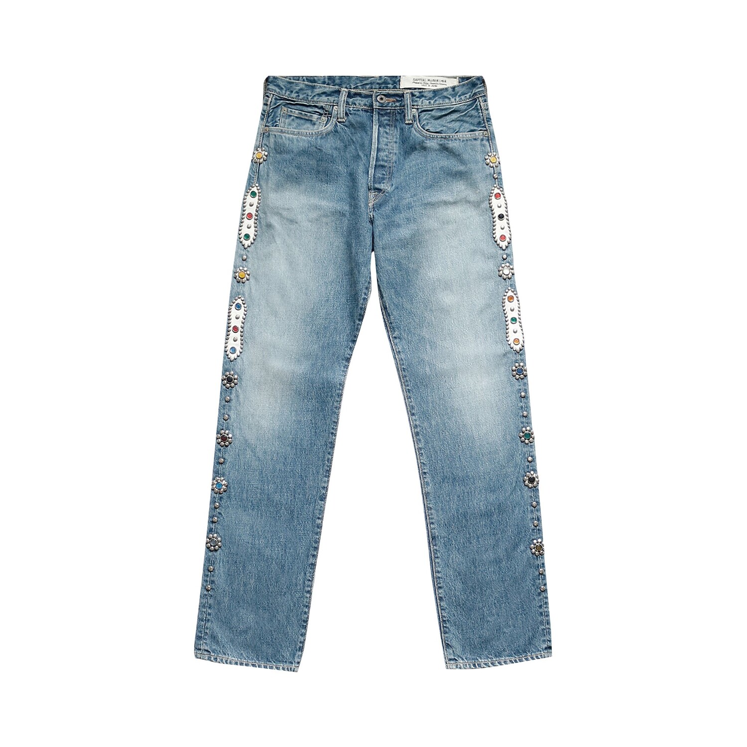 Джинсовые джинсы с пятью карманами Kapital Monkey Cisco, цвет Синий
Джинсовые джинсы с пятью карманами Kapital Monkey Cisco, цвет Синий