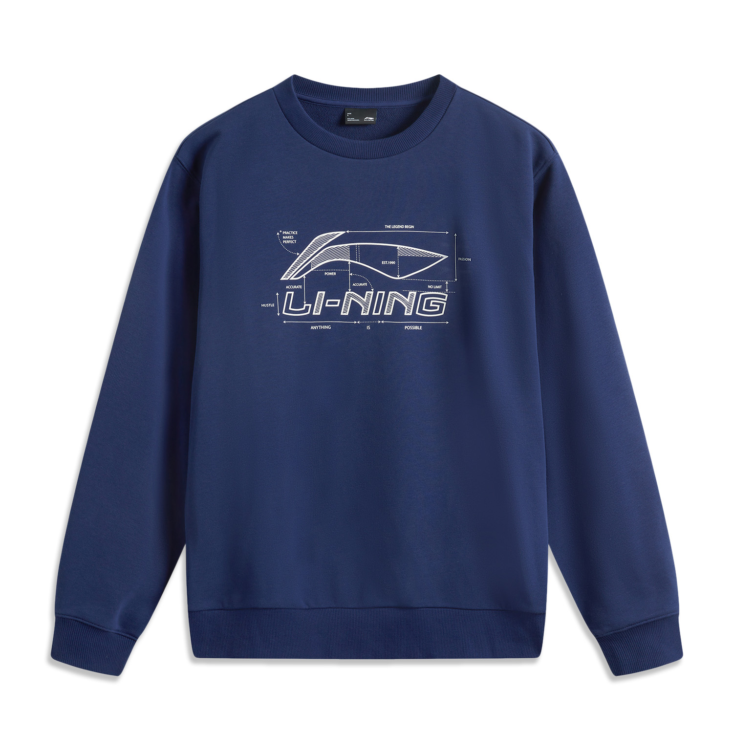 LINING Спортивный свитшот Unisex Dark Slate Blue
LINING Спортивный свитшот Unisex Dark Slate Blue