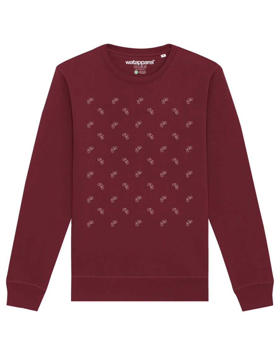 Свитер Watapparel Sweatshirt Fahrräder, бордовый
Свитер Watapparel Sweatshirt Fahrräder, бордовый