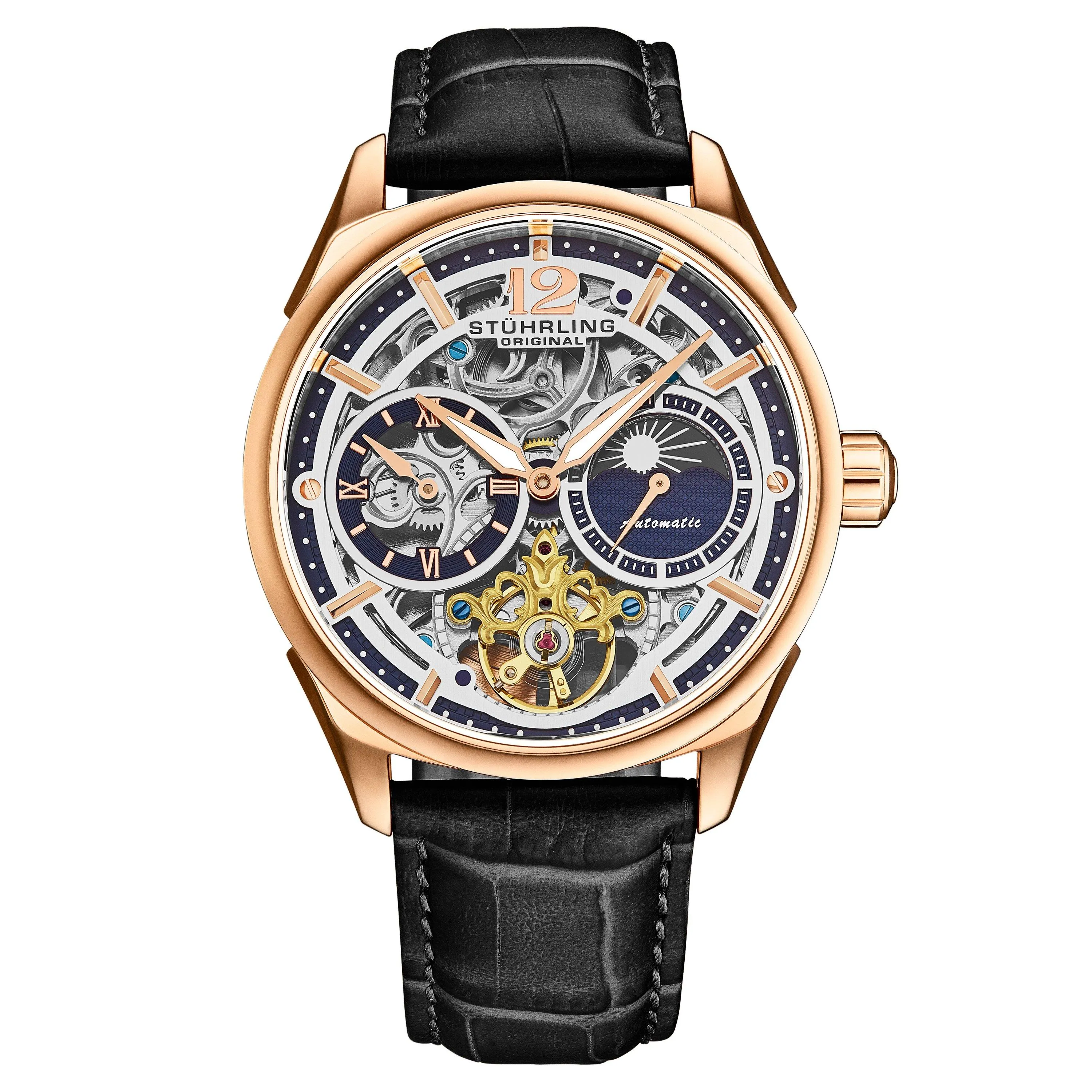 Vanguard 1019 Dual Time автоматический скелетон 42 мм STÜHRLING Original, розовое золото
Vanguard 1019 Dual Time автоматический скелетон 42 мм STÜHRLING Original, розовое золото