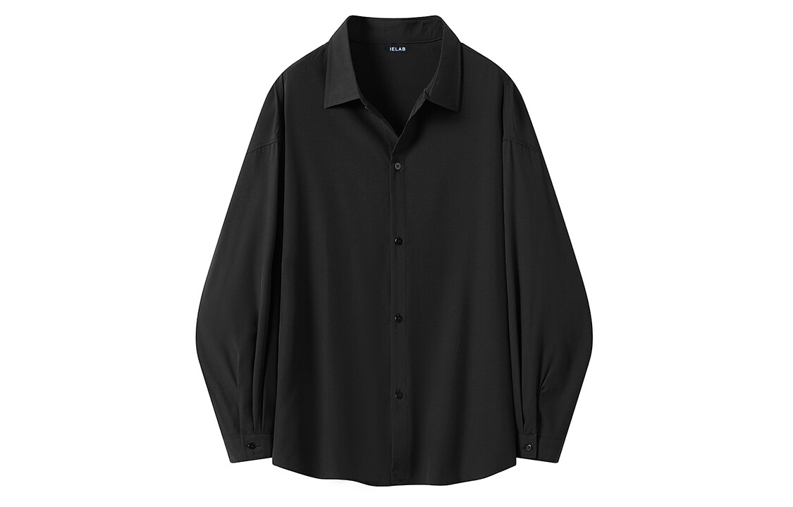 Ie рубашка унисекс, Черный 
Ie рубашка унисекс, Черный