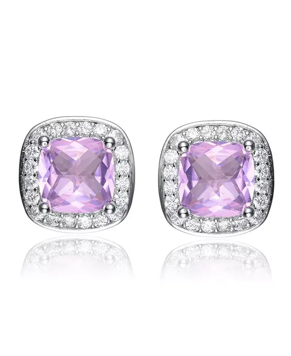 Шикарные квадратные серьги-гвоздики с покрытием из белого золота и розовыми кубическими цирконами Rachel Glauber, pink
Шикарные квадратные серьги-гвоздики с покрытием из белого золота и розовыми кубическими цирконами Rachel Glauber, pink