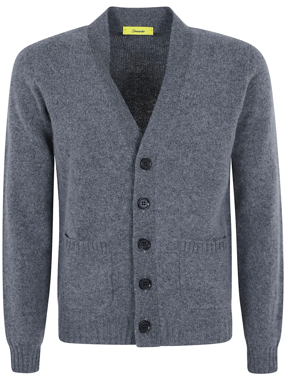 Кардиган с V-образным вырезом Drumohr, серый
Кардиган с V-образным вырезом Drumohr, серый
