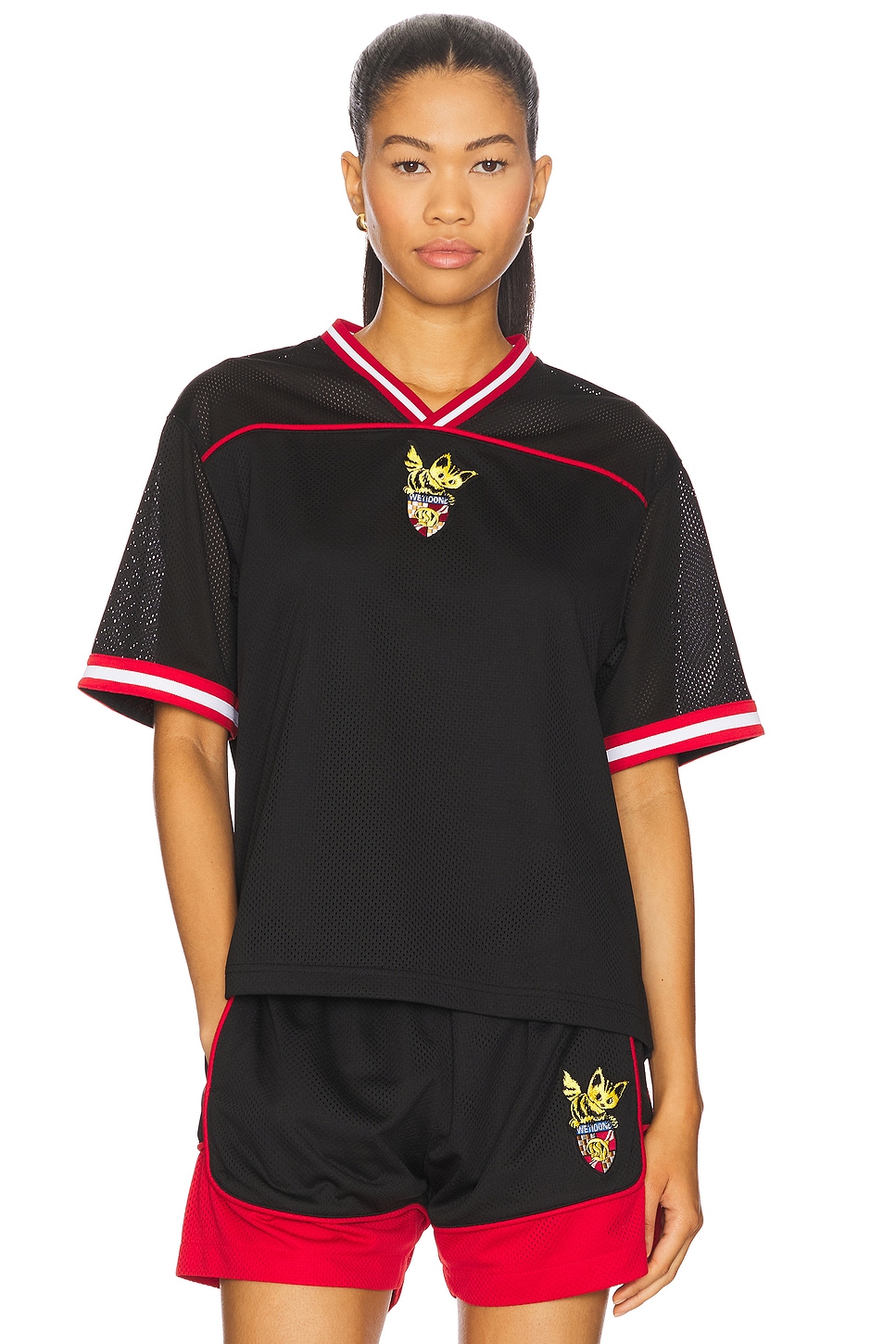 Футболка сетка для трека We11Done, black
Футболка сетка для трека We11Done, black