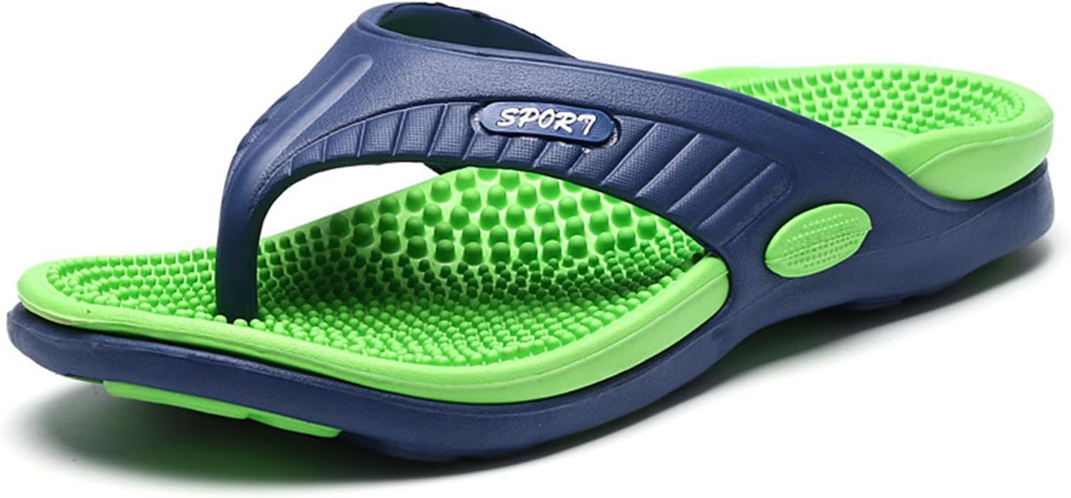 Массажные тапочки Wang Damai с акупрессурой для пяточной шпоры, артрита и невропатии, облегчение боли, нескользящие массажные сандалии, вьетнамки с поддержкой свода для женщин и мужчин, зеленый
Массажные тапочки Wang Damai с акупрессурой для пяточной шпоры, артрита и невропатии, облегчение боли, нескользящие массажные сандалии, вьетнамки с поддержкой свода для женщин и мужчин, зеленый