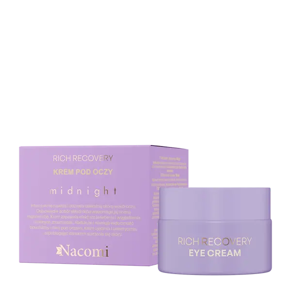 Крем для век, 15 мл Nacomi Rich recovery midnight
Крем для век, 15 мл Nacomi Rich recovery midnight