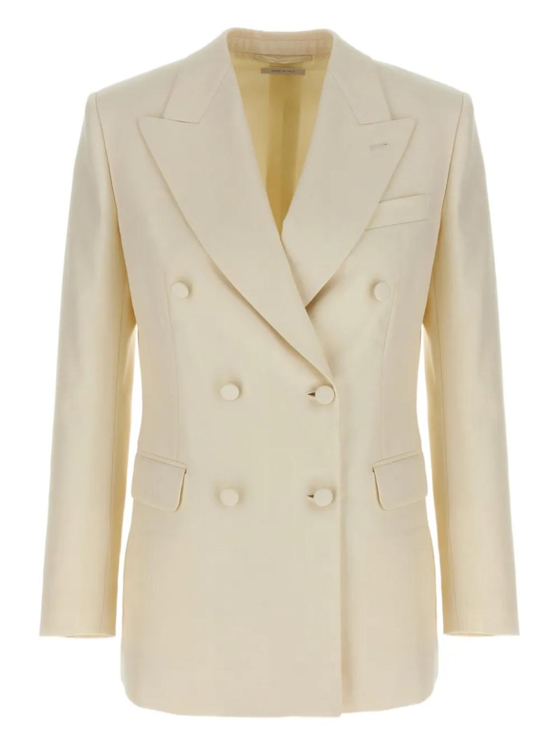 Двубортный пиджак Flavia с заостренными лацканами Brioni, нейтральный
Двубортный пиджак Flavia с заостренными лацканами Brioni, нейтральный