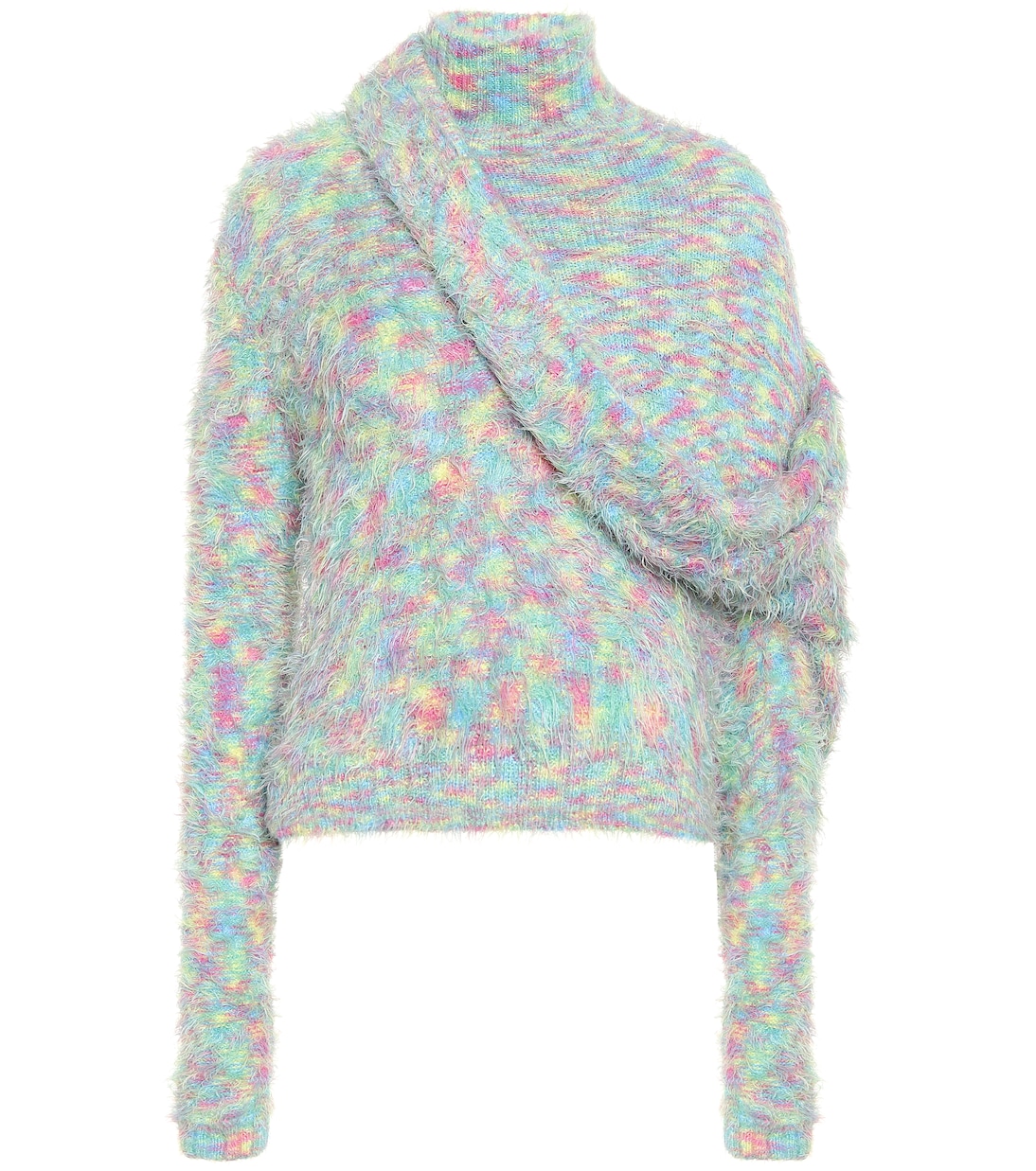 Асимметричный свитер с высоким воротом Y/Project, разноцветный
Асимметричный свитер с высоким воротом Y/Project, разноцветный