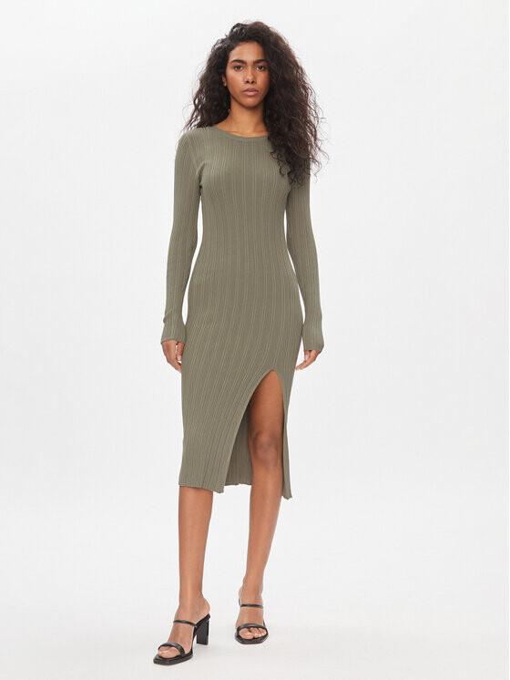 Трикотажное платье приталенного кроя Only, зеленый
Трикотажное платье приталенного кроя Only, зеленый