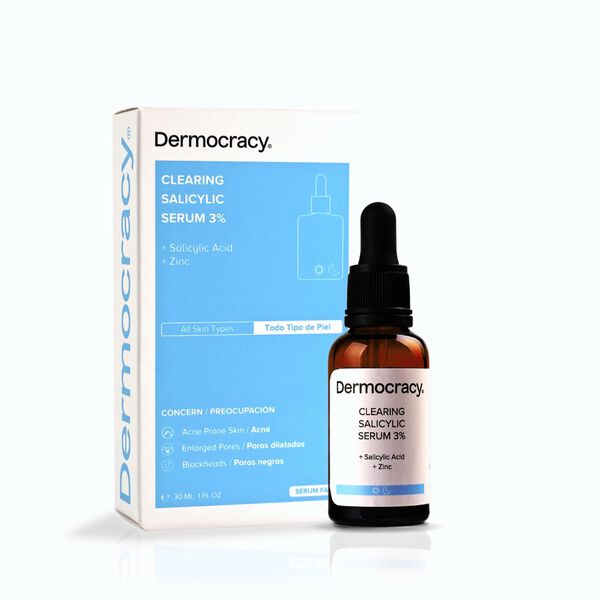 Очищающая салициловая сыворотка для лица, 30 мл Dermocracy Clearing salicylic serum
Очищающая салициловая сыворотка для лица, 30 мл Dermocracy Clearing salicylic serum