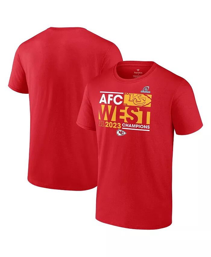Мужская красная футболка Kansas City Chiefs 2023 AFC West Division Champions Conquer Fanatics
Мужская красная футболка Kansas City Chiefs 2023 AFC West Division Champions Conquer Fanatics