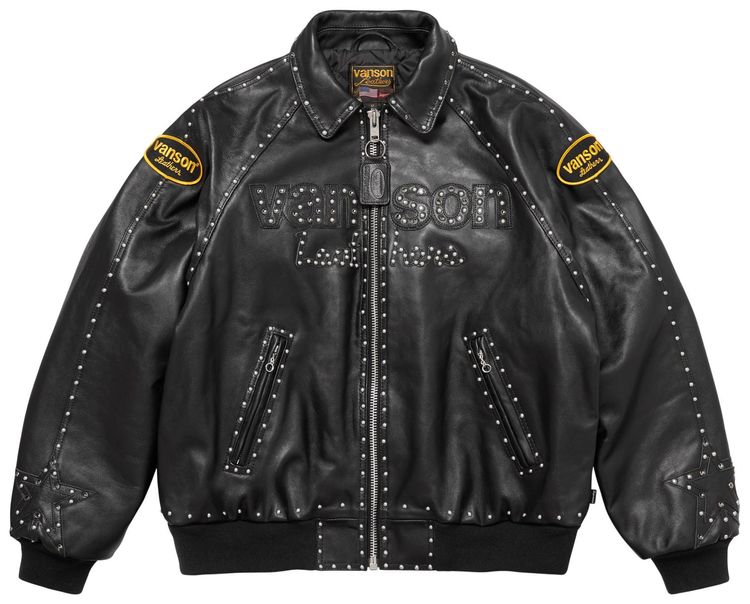 Куртка Supreme x Vanson Leathers x BB Simon, черная
Куртка Supreme x Vanson Leathers x BB Simon, черная