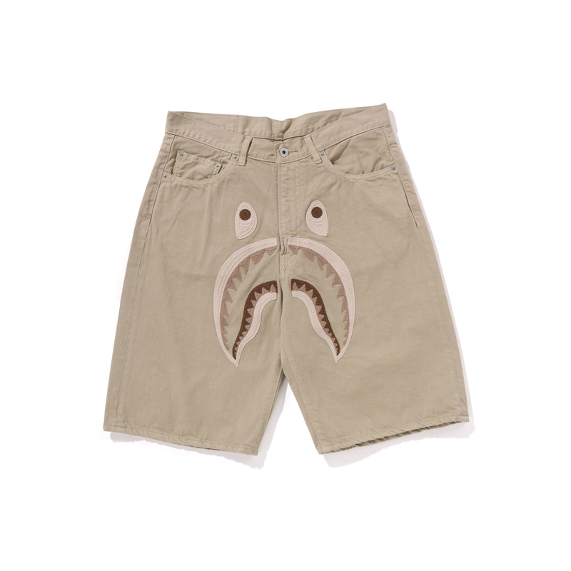 Покрашенные джинсовые шорты A BATHING APE, серый
Покрашенные джинсовые шорты A BATHING APE, серый