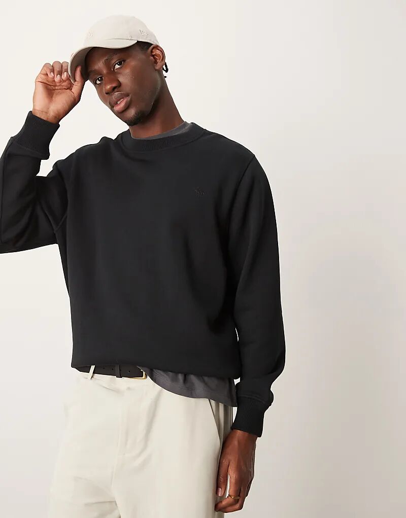 Толстовка премиум-класса черного цвета с логотипом Puff Icon Abercrombie & Fitch
Толстовка премиум-класса черного цвета с логотипом Puff Icon Abercrombie & Fitch