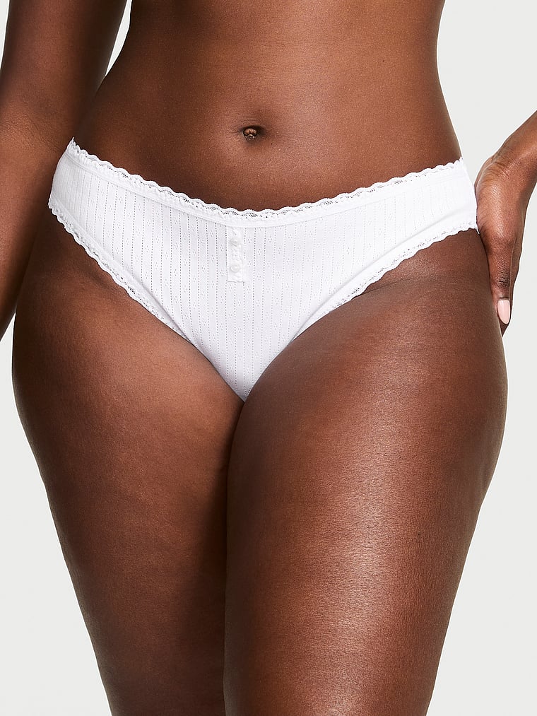 Трусики-Бикини из хлопка с ажурной отделкой Lace Trim, pointelle vs white
Трусики-Бикини из хлопка с ажурной отделкой Lace Trim, pointelle vs white