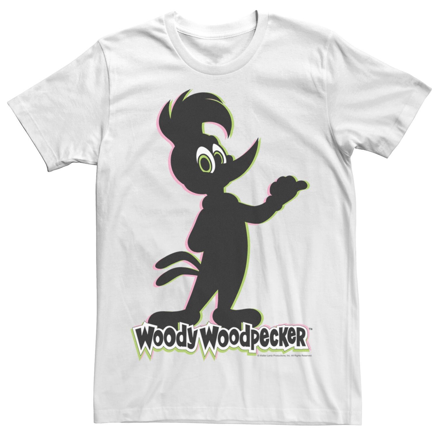 Мужская футболка с логотипом Woody Woodpecker Silhouette Licensed Character
Мужская футболка с логотипом Woody Woodpecker Silhouette Licensed Character