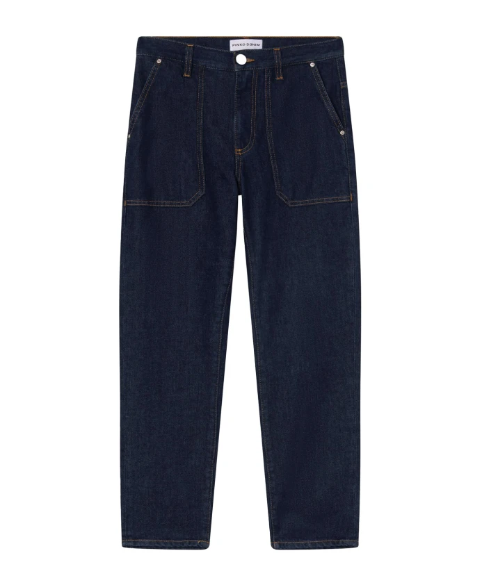 Джинсы чинос темного цвета модель Cloe Pinko, синий
Джинсы чинос темного цвета модель Cloe Pinko, синий