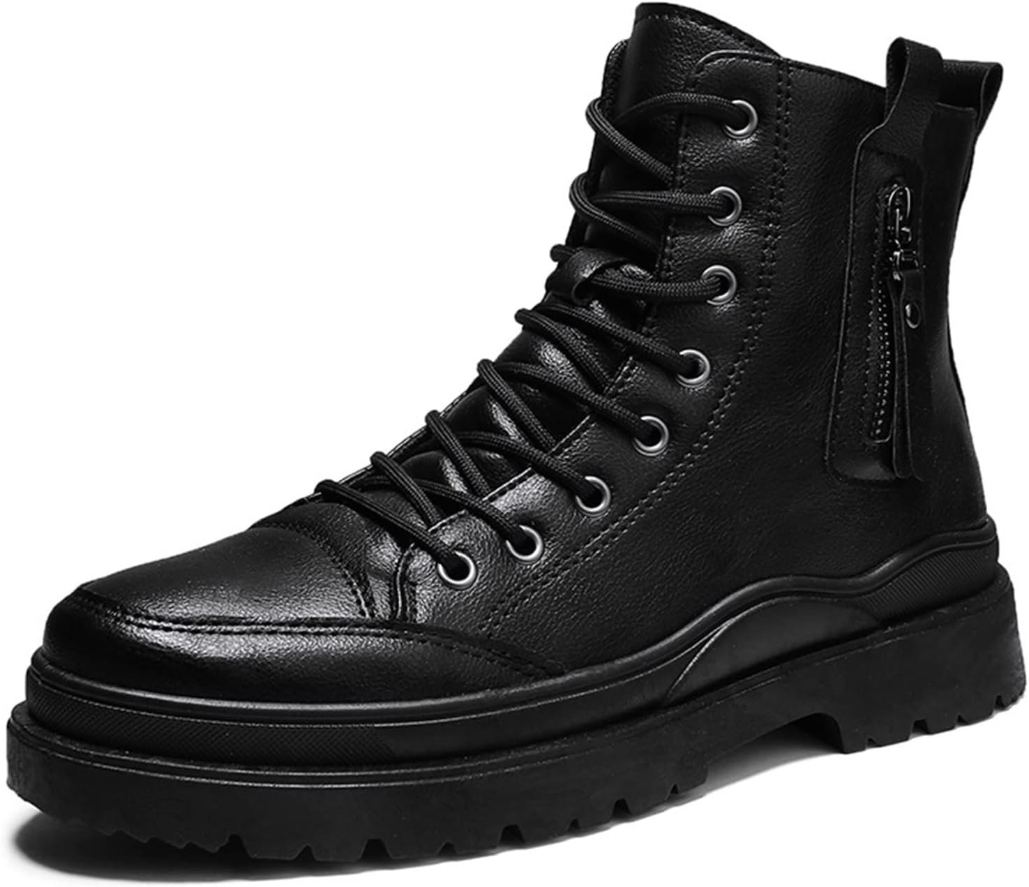 Мужские ботинки с круглым носком на шнуровке, с дерби, волнистым кантовым краем, боковой молнией, из ПУ, удобные, противоскользящие, винтажного стиля Xjsdjhount, черный
Мужские ботинки с круглым носком на шнуровке, с дерби, волнистым кантовым краем, боковой молнией, из ПУ, удобные, противоскользящие, винтажного стиля Xjsdjhount, черный