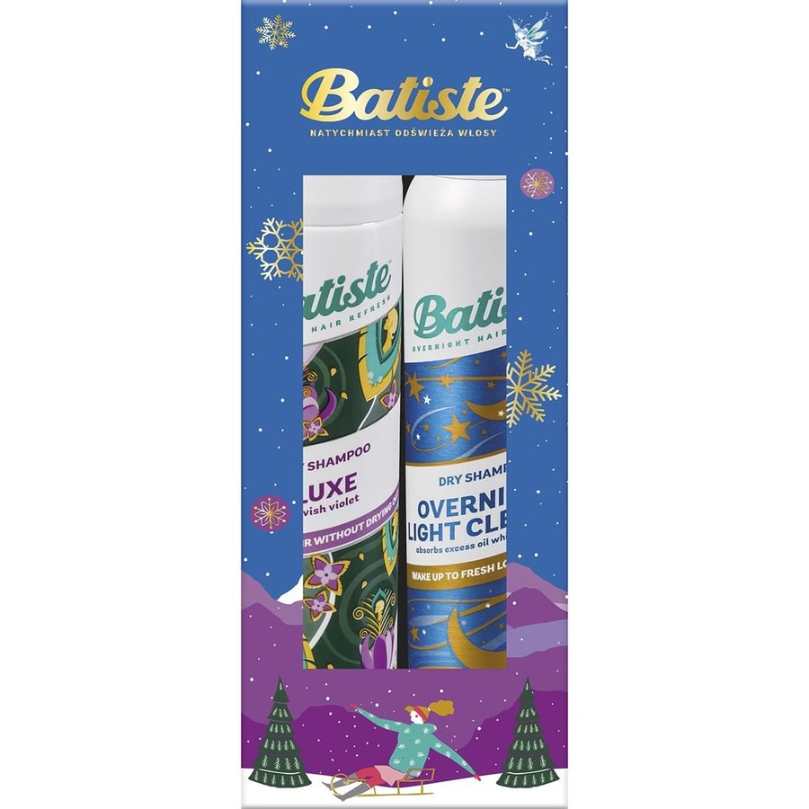 Набор Batiste (сухой шампунь Luxe 200 мл + ночное легкое очищение 200 мл)
Набор Batiste (сухой шампунь Luxe 200 мл + ночное легкое очищение 200 мл)