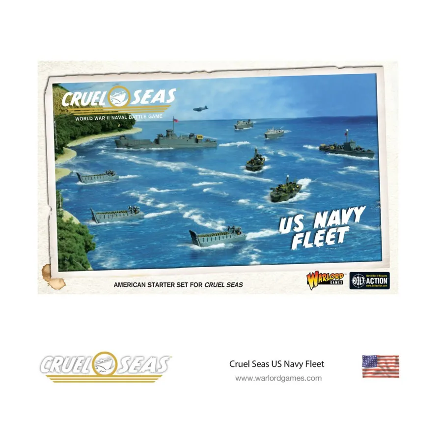 Жестокие моря - Флот ВМС США, Cruel Seas (1/300)
Жестокие моря - Флот ВМС США, Cruel Seas (1/300)