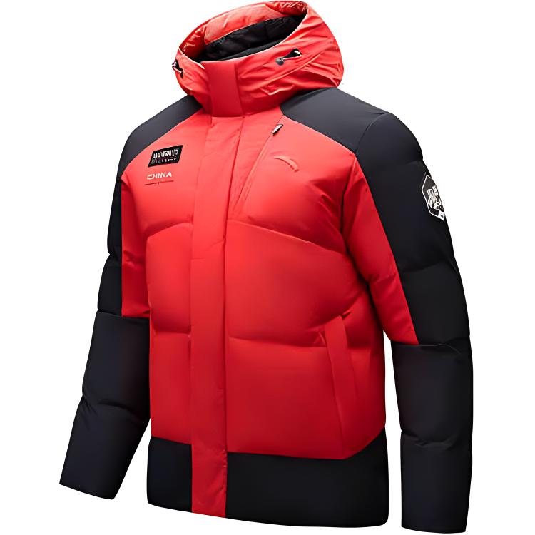 Анта пуховик мужской классический красный/базовый черный
Анта пуховик мужской классический красный/базовый черный