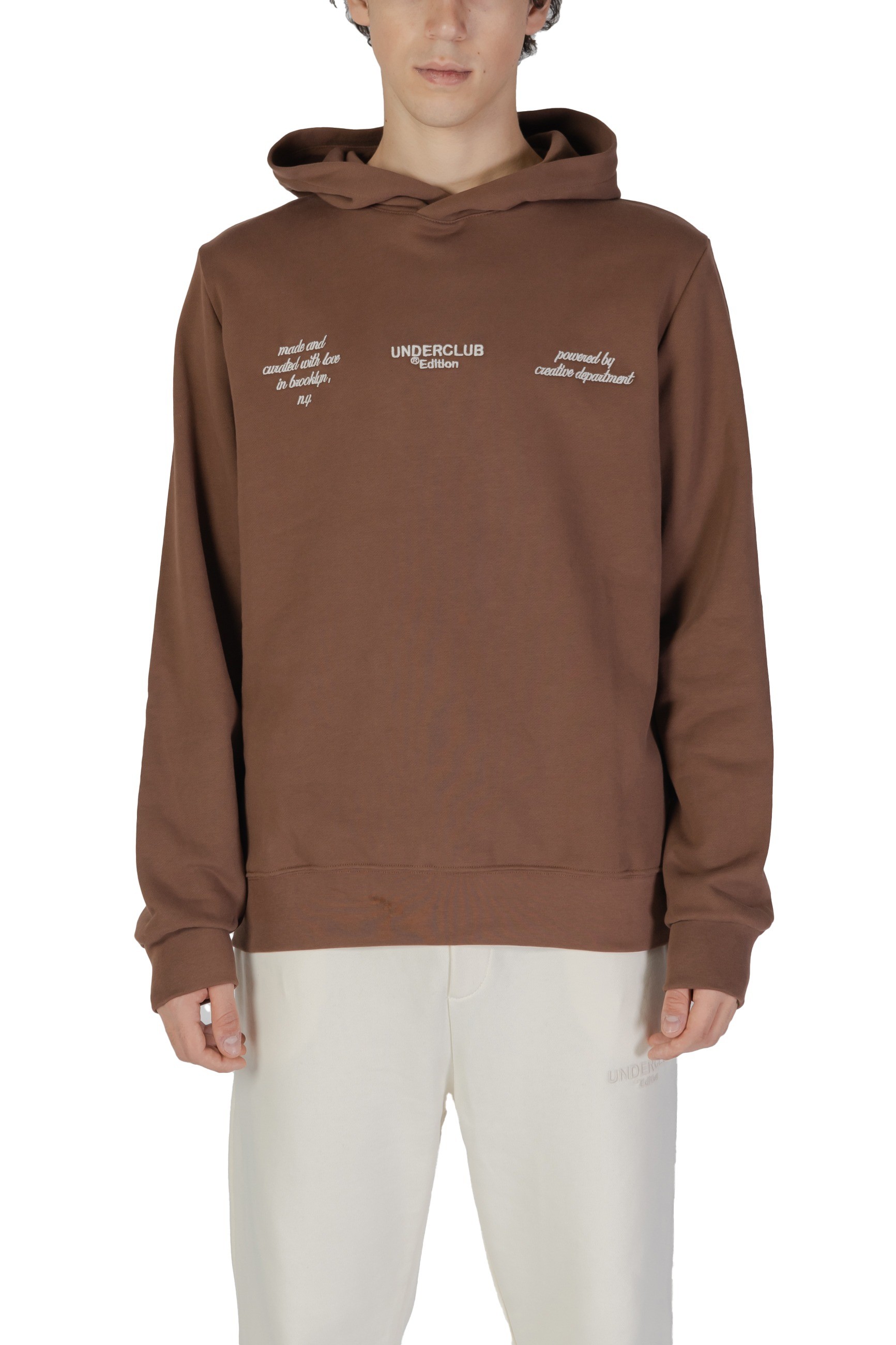 Толстовка мужская Underclub с принтом, коричневый 
Толстовка мужская Underclub с принтом, коричневый
